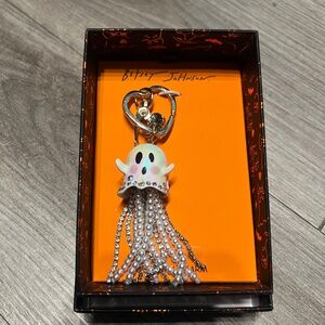 Betsey Johnson ghost bag charm halloween